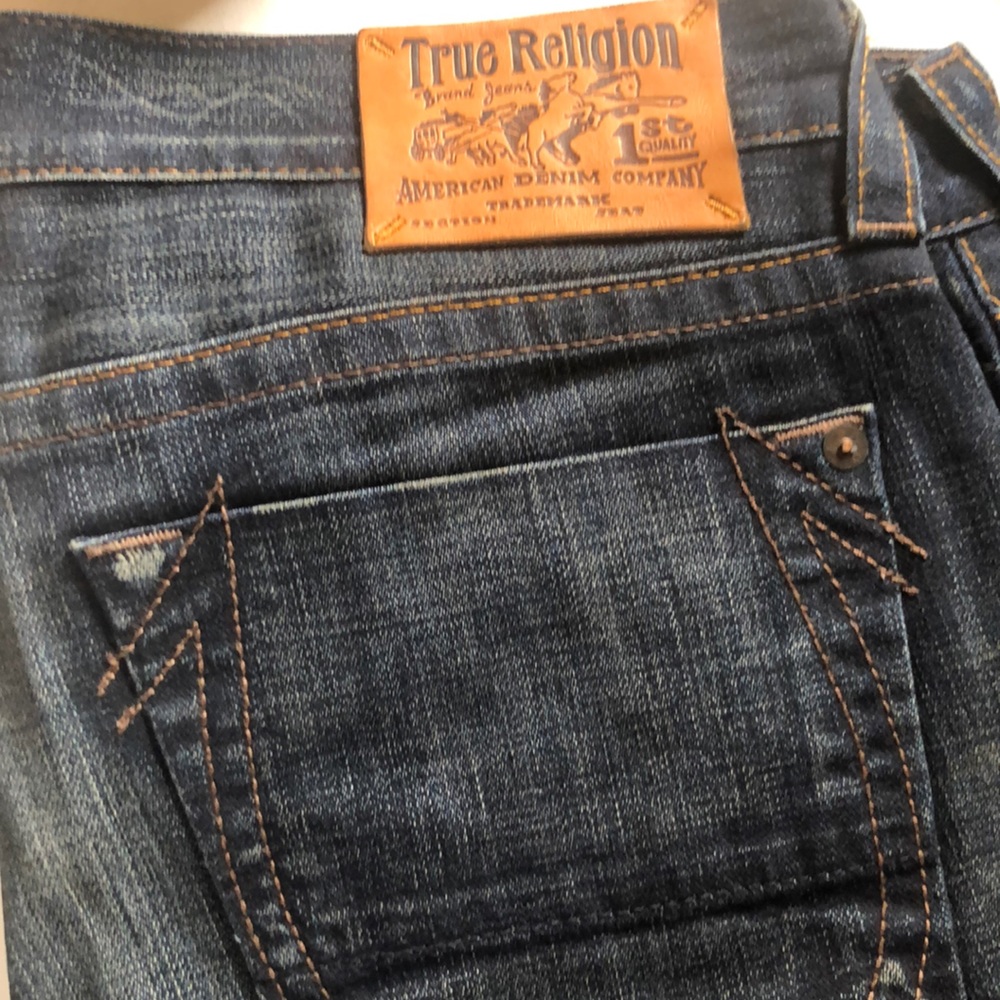 TRUE RELIGION Bobby Men’s Jeans Distressed Size 34